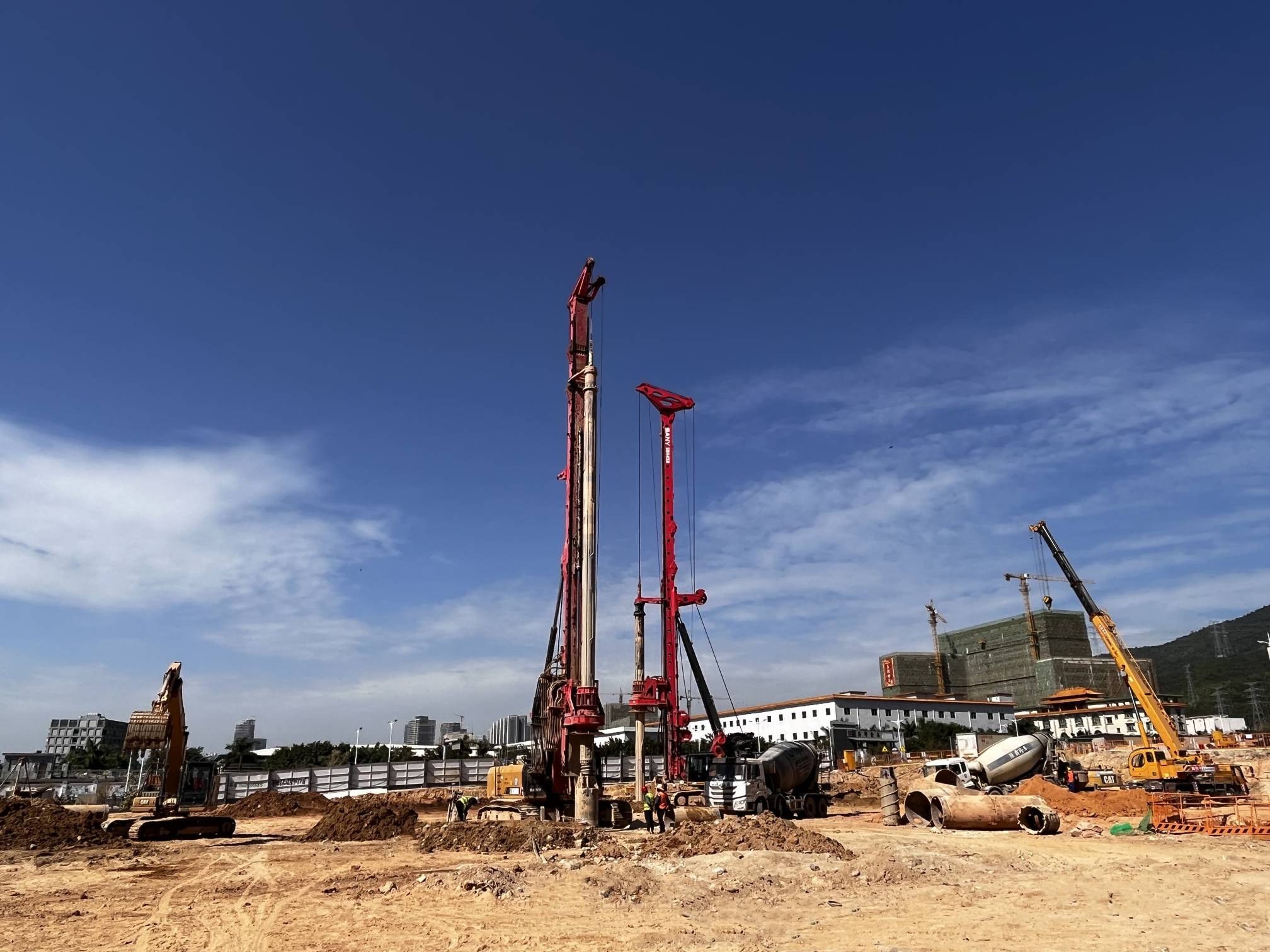 智慧电力科技厂区土石方、基坑支护、抗浮锚杆及桩基工程